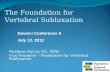 The Foundation for Vertebral Subluxation Matthew McCoy DC, MPH Vice President – Foundation for Vertebral Subluxation Davinci Conference II July 12, 2012.