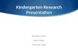 Kindergarten Research Presentation Brianne Ciarlo Karly Millar Amanda Todd