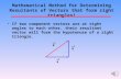 Mathematical Method for Determining Resultants of Vectors that form right triangles! If two component vectors are at right angles to each other, their.