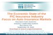 The Economic State of the P/C Insurance Industry Focus on Auto Insurance Markets Insurance Auto Auctions Industry Leadership Summit Sea Island, GA September.