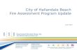 City of Hallandale Beach Fire Assessment Program Update June 2015.