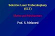 Selective Laser Trabeculoplasty (SLT) Merits and Mechanisms Prof. S. Melamed.