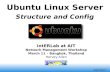 Nsrc@intERLab 2008 Bangkok, Thailand Ubuntu Linux Server Structure and Config intERLab at AIT Network Management Workshop March 11 – Bangkok, Thailand.