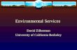 Environmental Services David Zilberman University of California Berkeley.