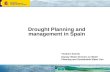 Drought Planning and management in Spain Teodoro Estrela Deputy Water Director on Water Planning and Sustainable Water Use.