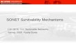 SONET Survivability Mechanisms CSC/ECE 772: Survivable Networks Spring, 2009, Rudra Dutta.