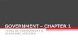 GOVERNMENT â€“ CHAPTER 1 TYPES OF GOVERNMENT & ECONOMIC SYSTEMS