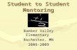 Student to Student Mentoring Bamber Valley Elementary Rochester, MN 2008-2009.