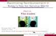 Maximizing Reimbursement in Today’s Fee for Service World Part 2: The Codes Mary Jean Mork, LCSW October 27, 2014 Series offered through the support of.