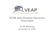 ECM and Shared Services Overview AITR Meeting December 9, 2008.