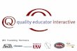 QEI Founding Partners. A statewide collaborative project providing Wisconsin educators an easy-to-use, web- based, PI34 Professional Development Plan.