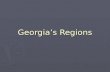 Georgia’s Regions. Costal Plains 1. Coastal Plain Region ► 60% of the state is Coastal Plain ► The Coastal Plain is located in the Southern part of the.