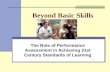 Beyond Basic Skills The Role of Performance Assessment in Achieving 21st Century Standards of Learning.