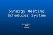 Synergy Meeting Scheduler System GeetanjaliJeffYogita.