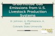 Greenhouse Gas Emissions from U.S. Livestock Production Systems D. Johnson, H. Phetteplace, A. Seidl Colorado State University.