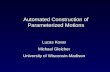 Automated Construction of Parameterized Motions Lucas Kovar Michael Gleicher University of Wisconsin-Madison.