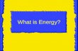 What is Energy?. Energy The ability to do work or cause change.