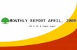 1 MONTHLY REPORT APRIL, 2009 - HR & GA & Legal dept. -