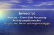 Javascript Browser – Client Side Processing Activity page/examples: rosely/js/ Browser – Client Side Processing Activity page/examples: