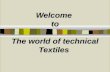 Welcome to The world of technical Textiles. Technical Textiles Wheel 2.