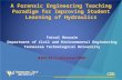Tennessee Technological University Tennessee Tech UNIVERSITY A Forensic Engineering Teaching Paradigm for Improving Student Learning of Hydraulics Faisal.