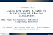 GTRI_B-1 ECRB - HPC - 1 Using GPU VSIPL & CUDA to Accelerate RF Clutter Simulation 2010 High Performance Embedded Computing Workshop 23 September 2010.