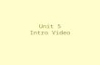 Unit 5 Intro Video Intro Video. Anatomy of a Virus.