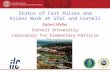 Status of Fast Pulser and Kicker Work at UIUC and Cornell Robert Meller Cornell University Laboratory for Elementary-Particle Physics.