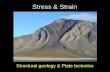 Stress & Strain Structural geology & Plate tectonics.