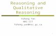 1 Model Based Reasoning and Qualitative Reasoning Yuhong Yan NRC-IIT Yuhong.yan@nrc.gc.ca.