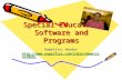 Special Education Software and Programs Demetrios Houmas