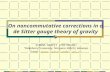 On noncommutative corrections in a de Sitter gauge theory of gravity SIMONA BABEŢI (PRETORIAN) “Politehnica” University, Timişoara 300223, Romania, E-mail.