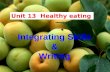Integrating Skills & Writing Unit 13 Healthy eating.