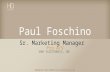 BROADCAST AND PRODUCTION SYSTEMS DIVISION Paul Foschino Sr. Marketing Manager Pro A/V SONY ELECTRONICS, INC.