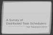 A Survey of Distributed Task Schedulers Kei Takahashi (M1)