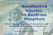 S.Stoyantschova, H.K.Hartl Needlestick Injuries in Austrian Hospitals Needlestick Injuries in Austrian Hospitals Multi-Center Survey at Hospitals and Palliative.