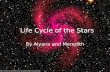 Life Cycle of the Stars By Aiyana and Meredith .