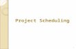 Project Scheduling 1. Why Are Projects Late? An unrealistic deadline established by someone outside the software development group Changing customer requirements.