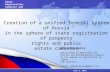 Creation of a unified federal system of Russia in the sphere of state registration of property rights and public estate cadastre June 8, 2010 Malinovsky.