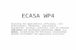 ECASA WP4 Assessing the applicability (efficiency, cost effectiveness, robustness, practicality, feasibility, accuracy, precision, etc) of selected indicators.