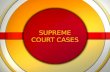 SUPREME COURT CASES. Marbury v. Madison (1803) Jefferson ordered that the papers not be delivered and gave the job to someone else. Marbury sued asking.