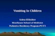 Vomiting In Children Salma Elkhabier Morehouse School of Medicine Pediatrics Residency Program-PGY3.