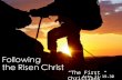 “Encounter With the Risen Christ” John 20:11-23 “The First Christians” Acts 11:19-30.