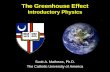 The Greenhouse Effect Introductory Physics Scott A. Mathews, Ph.D. The Catholic University of America.