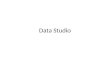 Data Studio. Start/All Programs/Data Studio/Data Studio.