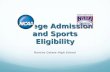 College Admission and Sports Eligibility Rancho Cotate High School.