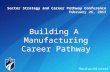 Sector Strategy and Career Pathway Conference February 26, 2013 Building A Manufacturing Career Pathway.