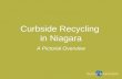 Curbside Recycling in Niagara A Pictorial Overview.