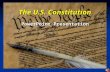 The U.S. Constitution PowerPoint Presentation Pair-Share What is a constitution? What is a constitution? Possible Answer: a body of fundamental principles.