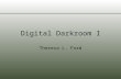 Digital Darkroom I Theresa L. Ford. Objectives Basic Digital Image Terminology Screen Display of Pictures –Why are pictures too big for the screen? –Why.